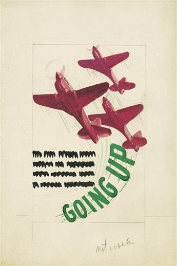 ROBERT BEEBE (1891-1966). [WORLD WAR II.] Group of 20 small format gouache maquettes. 1940s. Each approximately 6x5 inches, 16x12 cm.